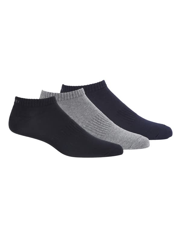 Jockey 7097 Men's Compact Cotton Stretch Low Show Modern Socks With Stay Fresh Treatment (Pack of 3)