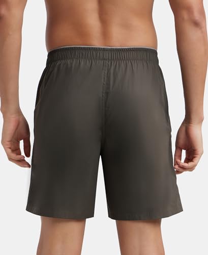Jockey MC10 Men's Super Combed Mercerized Cotton Woven Fabric Boxer Shorts
