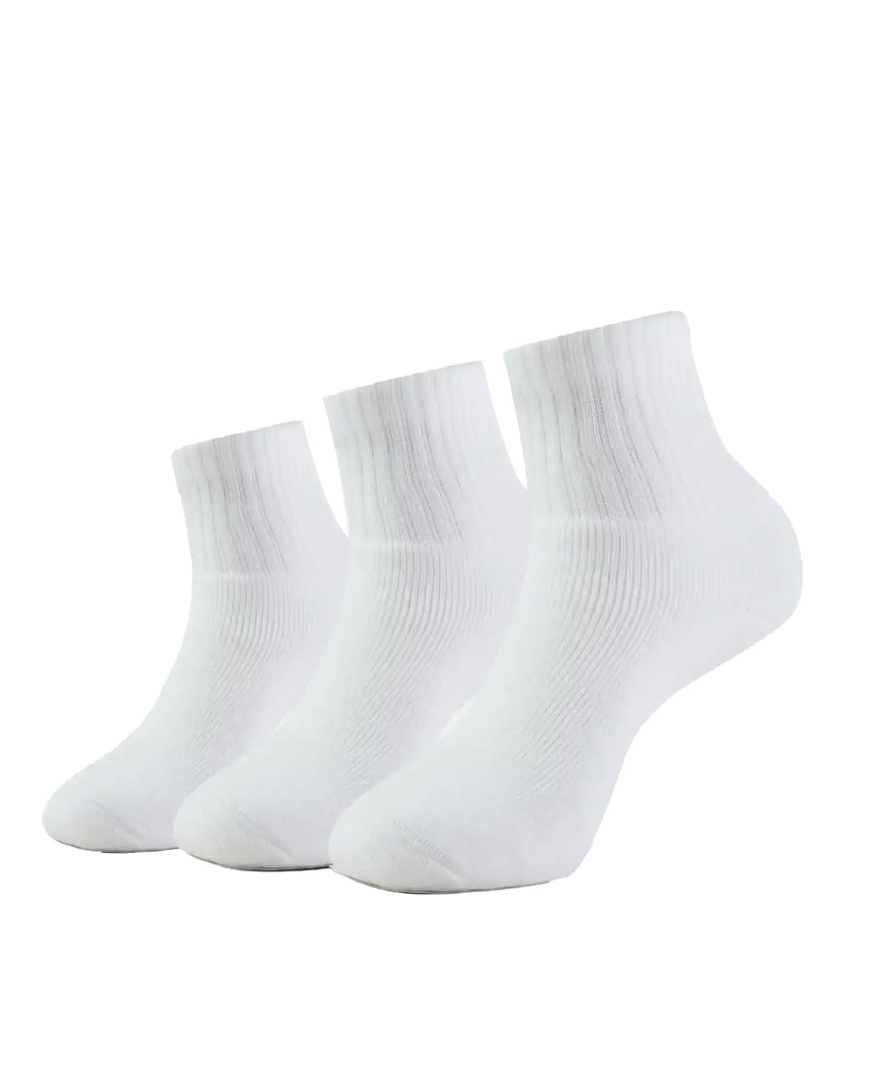 Jockey 7036 Men's Compact Cotton Terry Ankle Length Socks With Stay Fresh Treatment (Pack of 3)