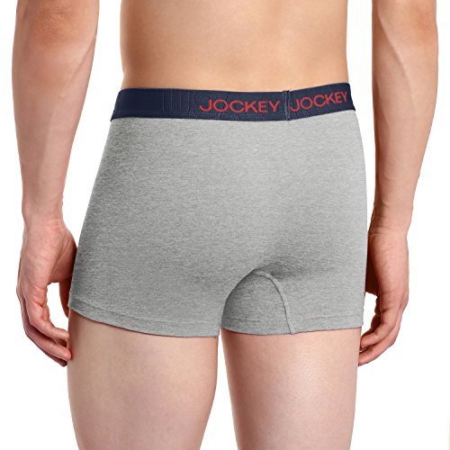 Jockey US60 Men's Super Combed Cotton Elastane Stretch Solid Trunk with Ultrasoft Waistband