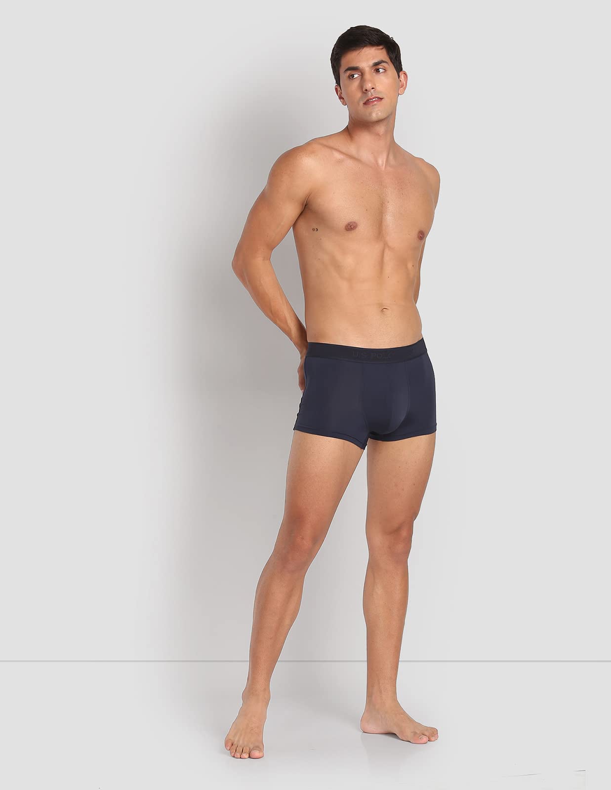 U.S. POLO ASSN. Men's Nylon Stretch Moisture Wicking AT001 Active Trunks - Pack of 1