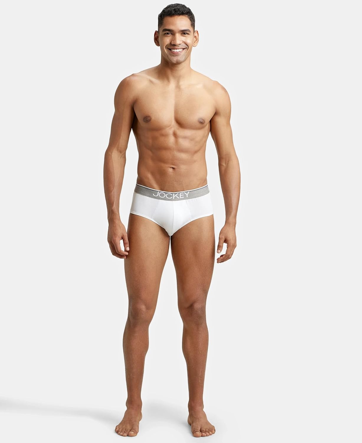 Jockey 8037 Men's Super Combed Cotton Solid Brief with Ultrasoft Waistband (Pack of 2)