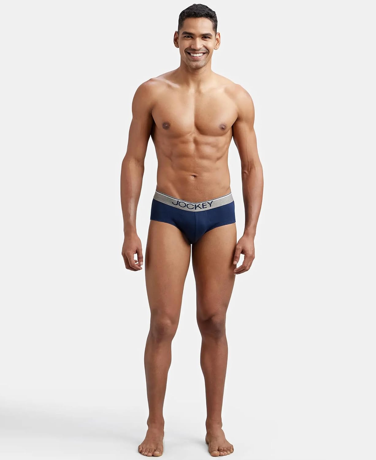 Jockey 8037 Men's Super Combed Cotton Solid Brief with Ultrasoft Waistband (Pack of 2)