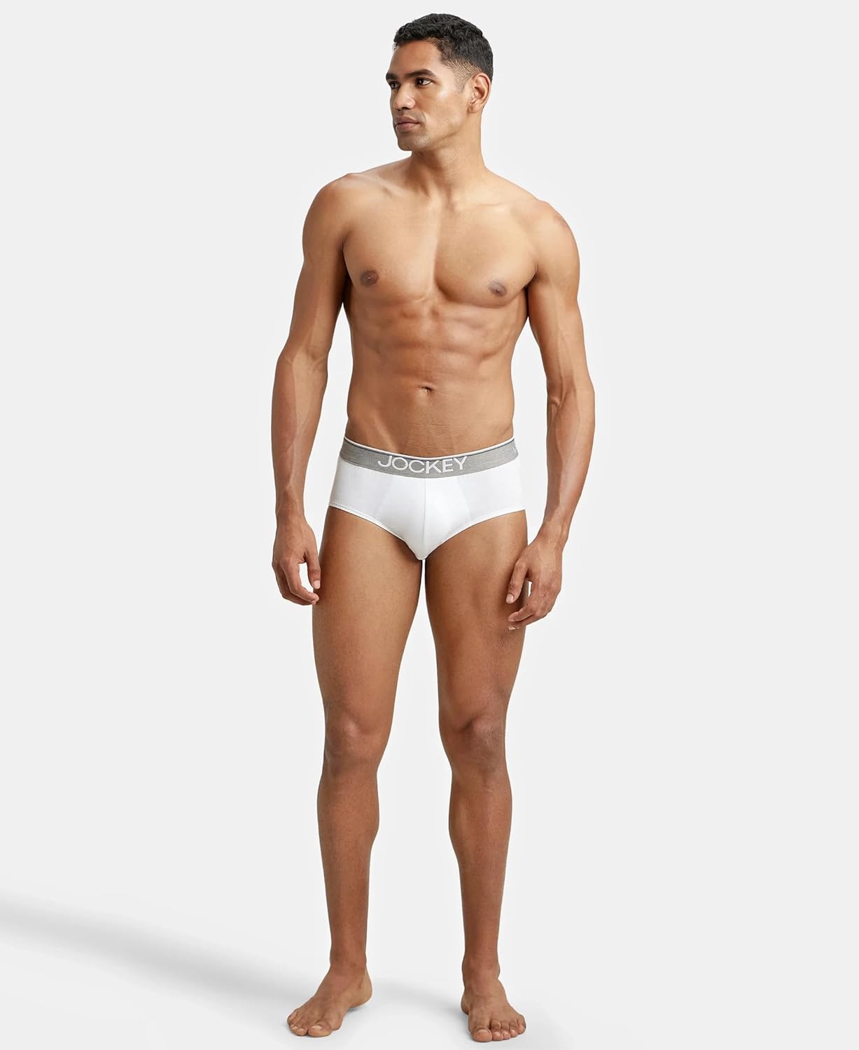 Jockey 8037 Men's Super Combed Cotton Solid Brief with Ultrasoft Waistband (Pack of 2)