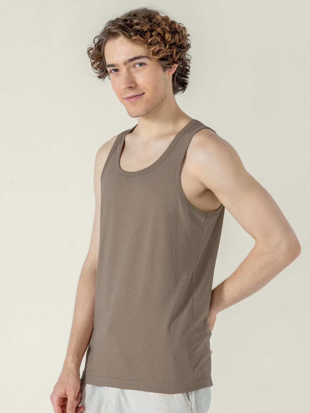 DAMENSCH Neo-Cotton Round Neck Vest for Man, Anti-Bacterial, Shape Retaining Vest, 100% Cotton Banyan for Men, Buttery Soft Inner Baniyan