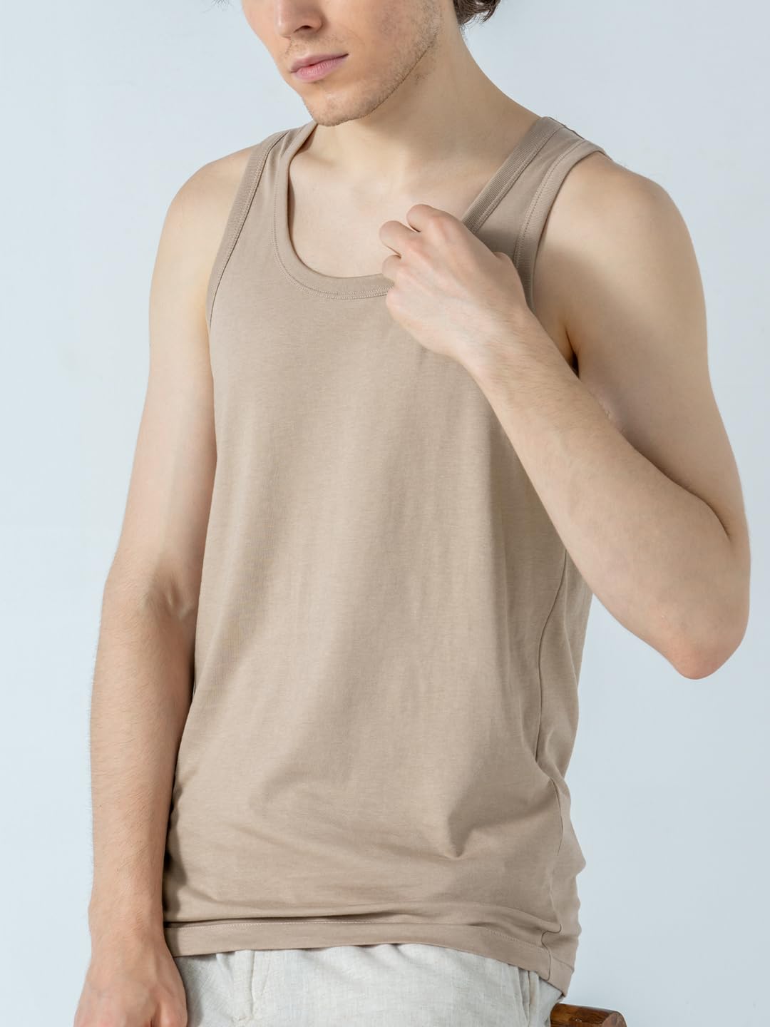 DAMENSCH Neo-Cotton Round Neck Vest for Man, Anti-Bacterial, Shape Retaining Vest, 100% Cotton Banyan for Men, Buttery Soft Inner Baniyan