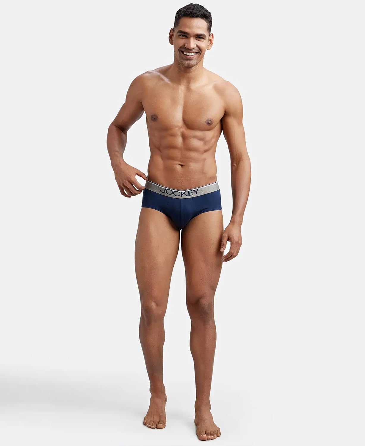 Jockey 8037 Men's Super Combed Cotton Solid Brief with Ultrasoft Waistband (Pack of 2)