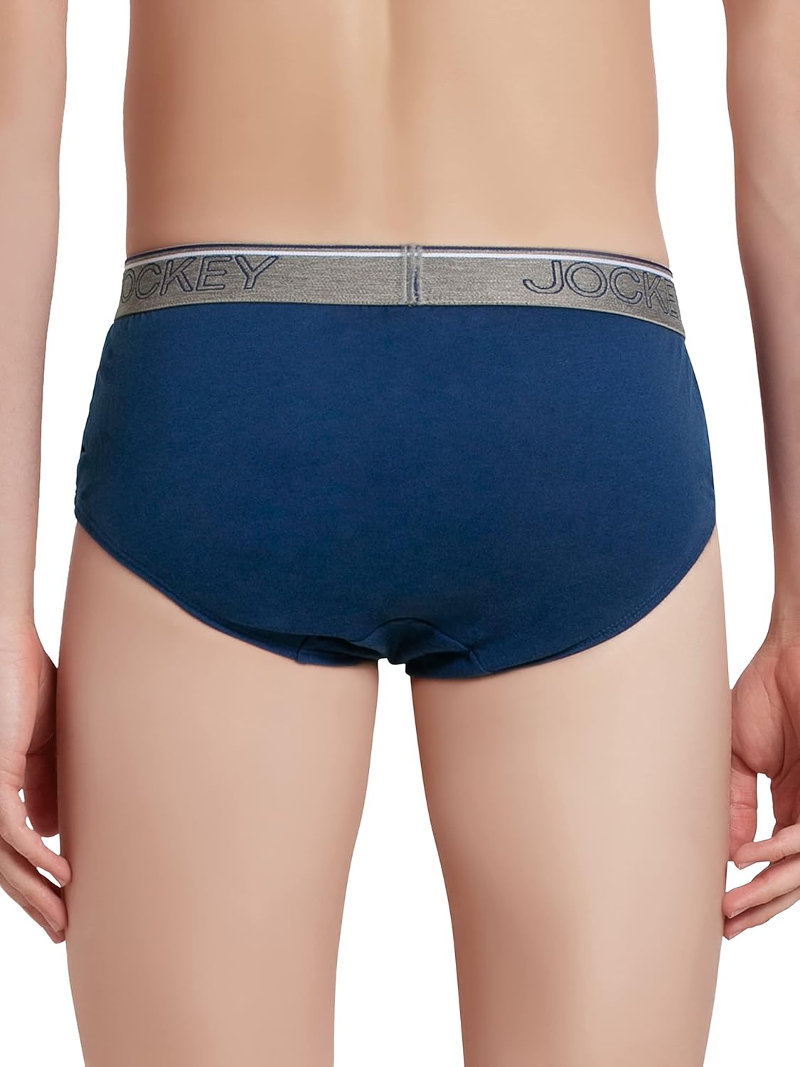 Jockey 8037 Men's Super Combed Cotton Solid Brief with Ultrasoft Waistband (Pack of 2)