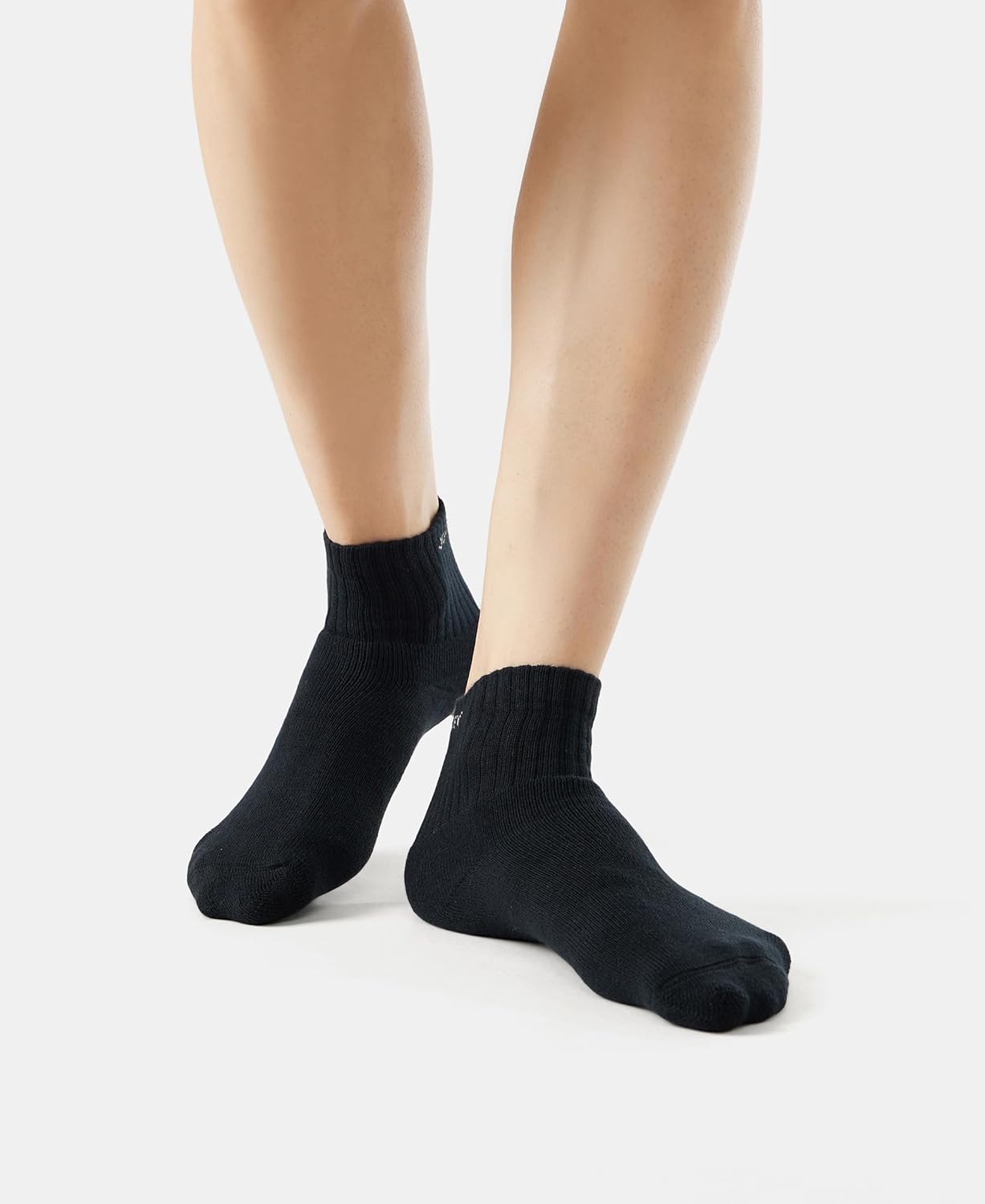 Jockey 7036 Men's Compact Cotton Terry Ankle Length Socks With Stay Fresh Treatment (Pack of 3)