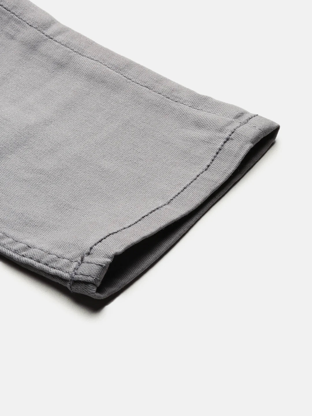 Necked Vintage Gray Skinny Stretchable Jeans