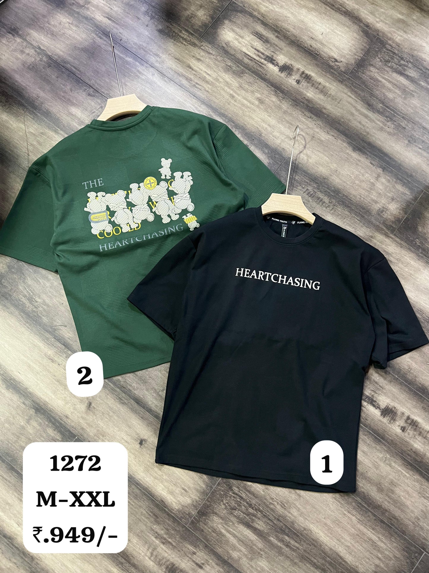 HEARTCHASING | Premium Graphic T-Shirt | The Cool Bears Collection