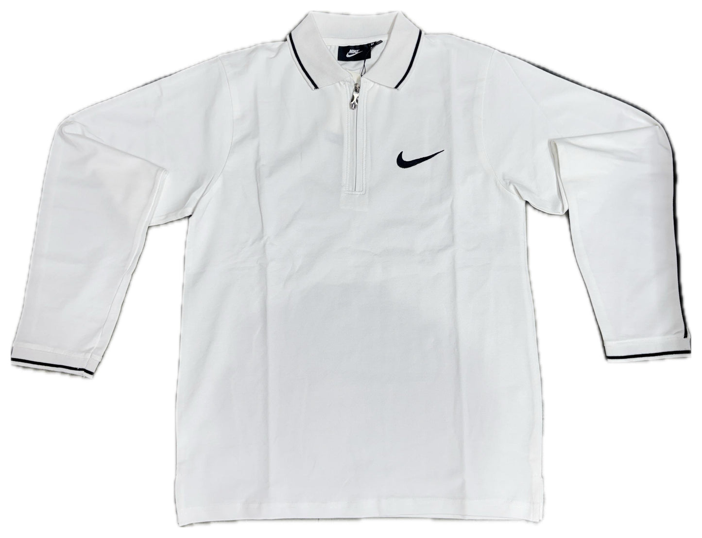 Nike Classic Swoosh Long-Sleeve Half-Zip Polo T-Shirt