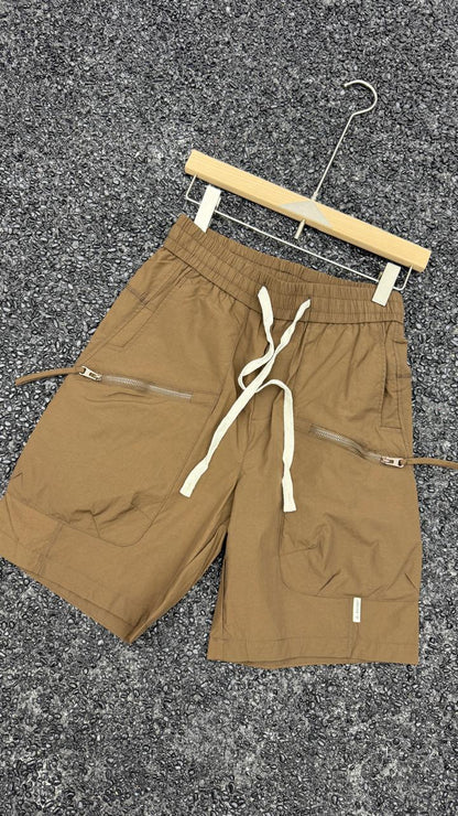 Imported Men's Tactical Utility Cargo Shorts | Multi-Zip Pockets | Urban Streetwear Style | Lightweight & Durable