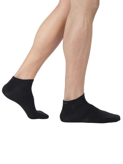 Jockey 7097 Men's Compact Cotton Stretch Low Show Modern Socks With Stay Fresh Treatment (Pack of 3)