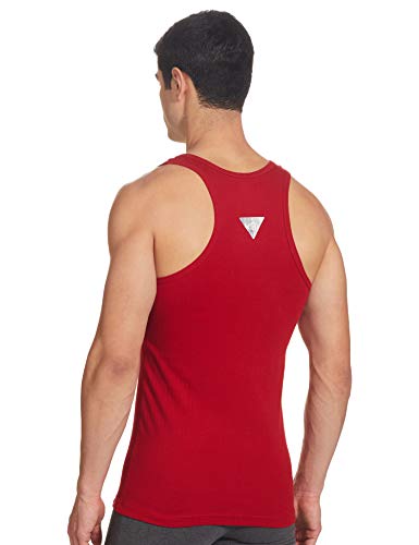 Jockey 9922 Men's Super Combed Cotton Rib Slim Fit Racer Back Styling Round Neck Gym Vest