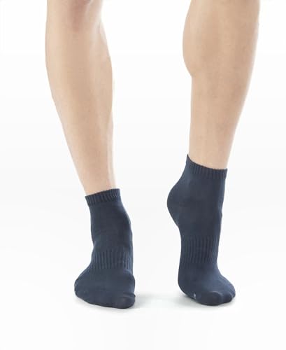 Jockey 7106 Men's Compact Cotton Stretch Ankle Length Socks With Stay Fresh Treatment