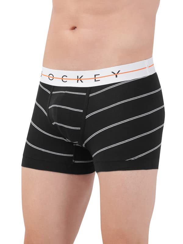Jockey NY02 Men's Super Combed Cotton Elastane Stretch Printed Trunk with Ultrasoft Waistband (Prints May Vary)