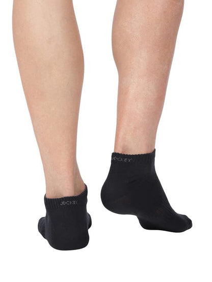 Jockey 7097 Men's Compact Cotton Stretch Low Show Modern Socks With Stay Fresh Treatment (Pack of 3)