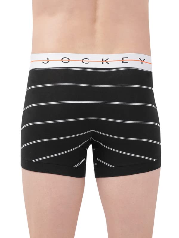 Jockey NY02 Men's Super Combed Cotton Elastane Stretch Printed Trunk with Ultrasoft Waistband (Prints May Vary)