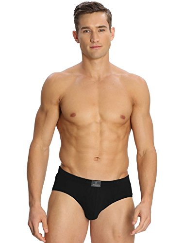 Jockey 8035 Men's Super Combed Cotton Solid Poco Brief with Ultrasoft Concealed Waistband (Pack of 2)