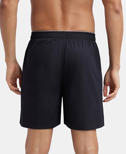 Jockey MC10 Men's Super Combed Mercerized Cotton Woven Fabric Boxer Shorts
