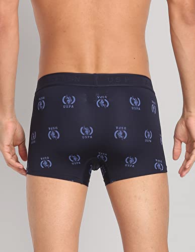 U.S. POLO ASSN. Men's Nylon Stretch Printed AT002 Active Trunks - Pack of 1