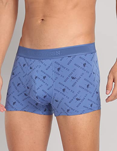 U.S. POLO ASSN. Men's Nylon Stretch Printed AT002 Active Trunks - Pack of 1