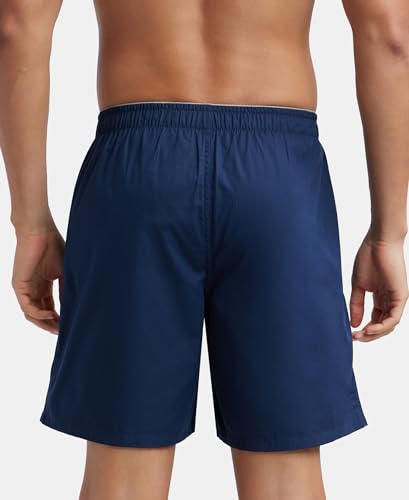 Jockey MC10 Men's Super Combed Mercerized Cotton Woven Fabric Boxer Shorts