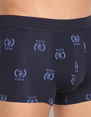 U.S. POLO ASSN. Men's Nylon Stretch Printed AT002 Active Trunks - Pack of 1