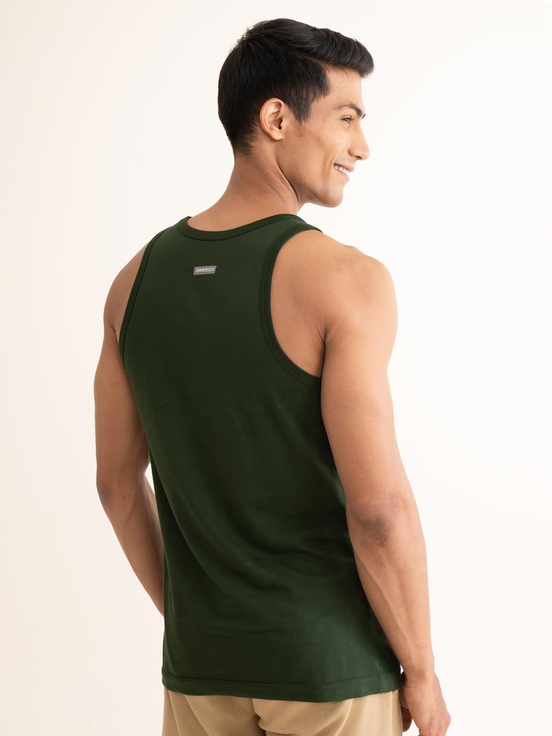 DAMENSCH Neo-Cotton Round Neck Vest for Man, Anti-Bacterial, Shape Retaining Vest, 100% Cotton Banyan for Men, Buttery Soft Inner Baniyan