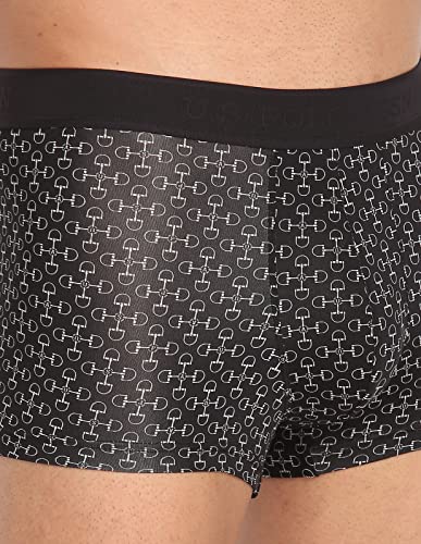 U.S. POLO ASSN. Men's Nylon Stretch Printed AT002 Active Trunks - Pack of 1