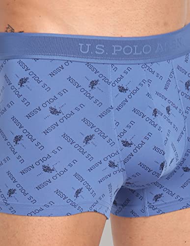 U.S. POLO ASSN. Men's Nylon Stretch Printed AT002 Active Trunks - Pack of 1