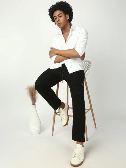 Necked  Loopknit Black Relax Lower