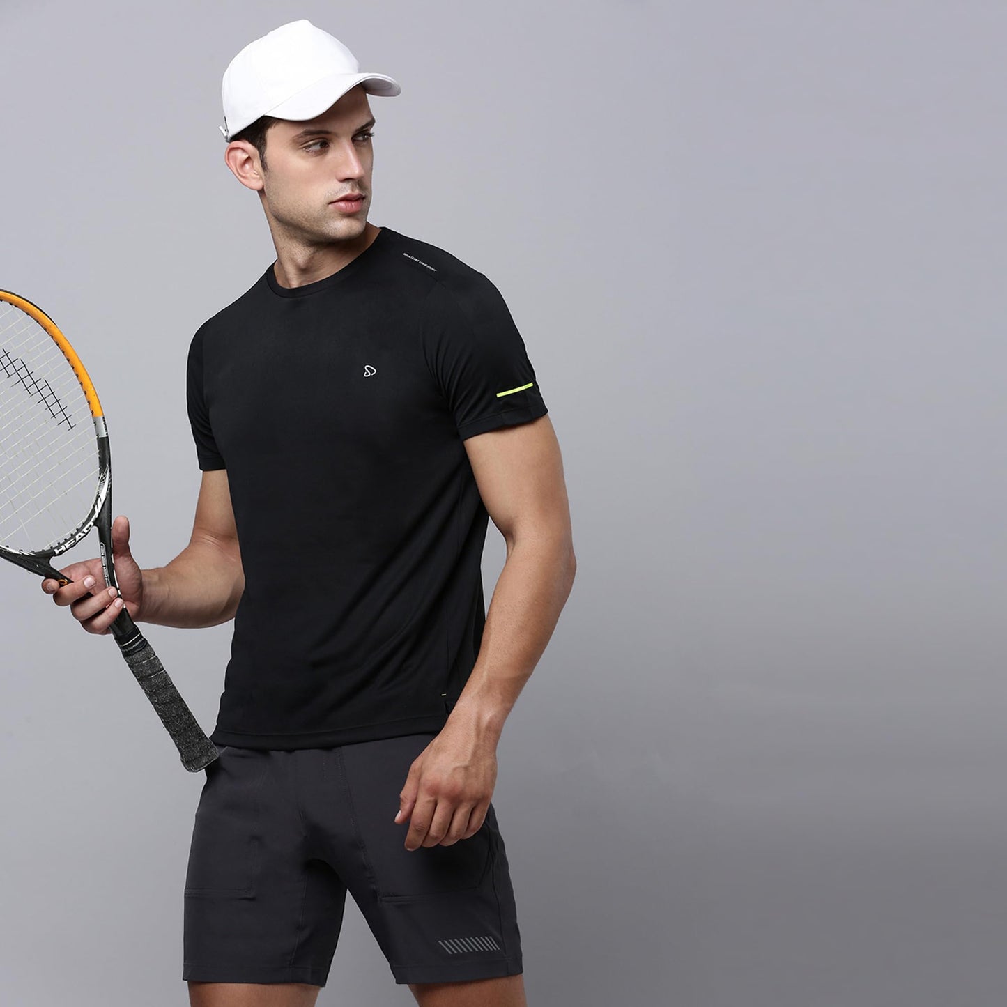 Sporto Men's Instacool Solid Jersey tee