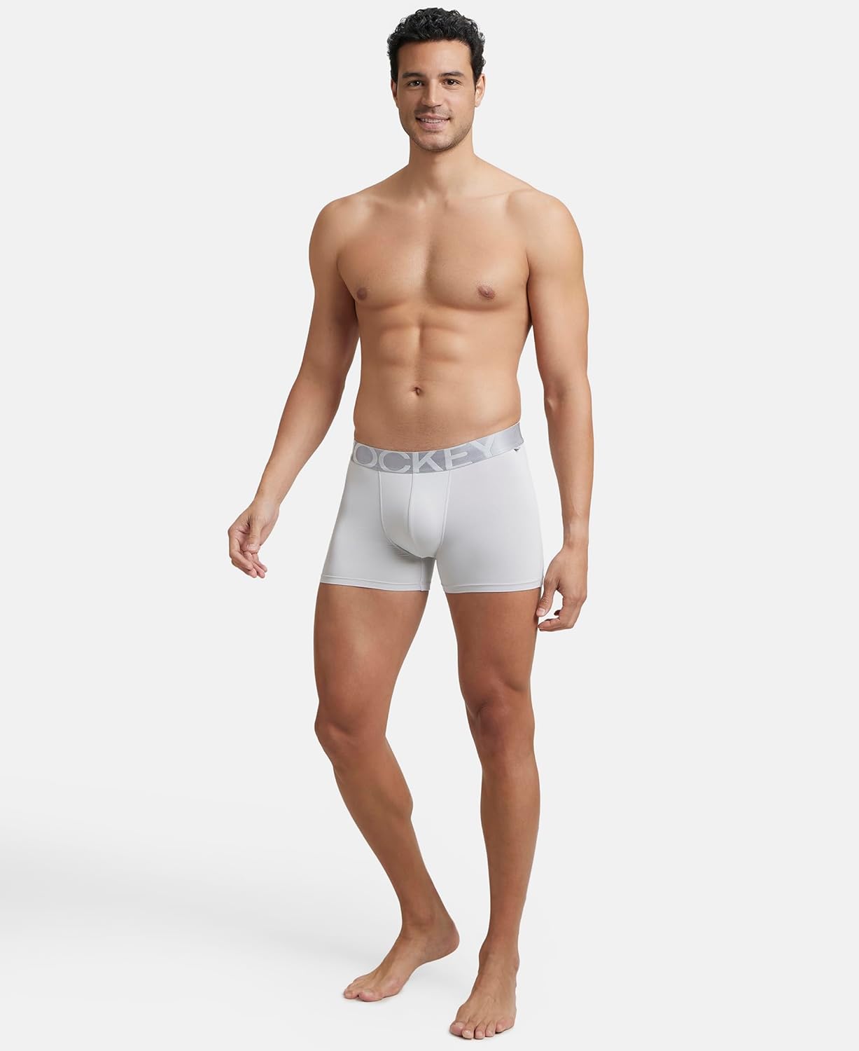 Jockey IC28 Men's Tactel Microfiber Elastane Stretch Solid Trunk with Moisture Move Treatment