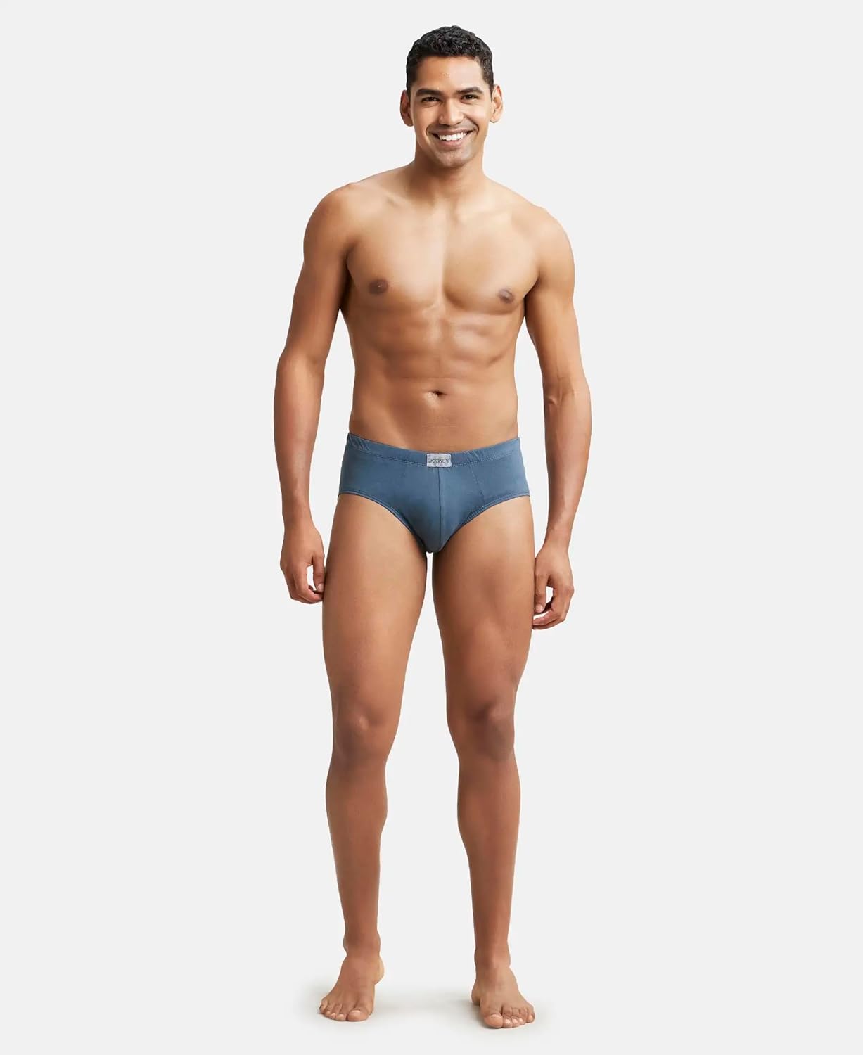 Jockey 8035 Men's Super Combed Cotton Solid Poco Brief with Ultrasoft Concealed Waistband (Pack of 2)