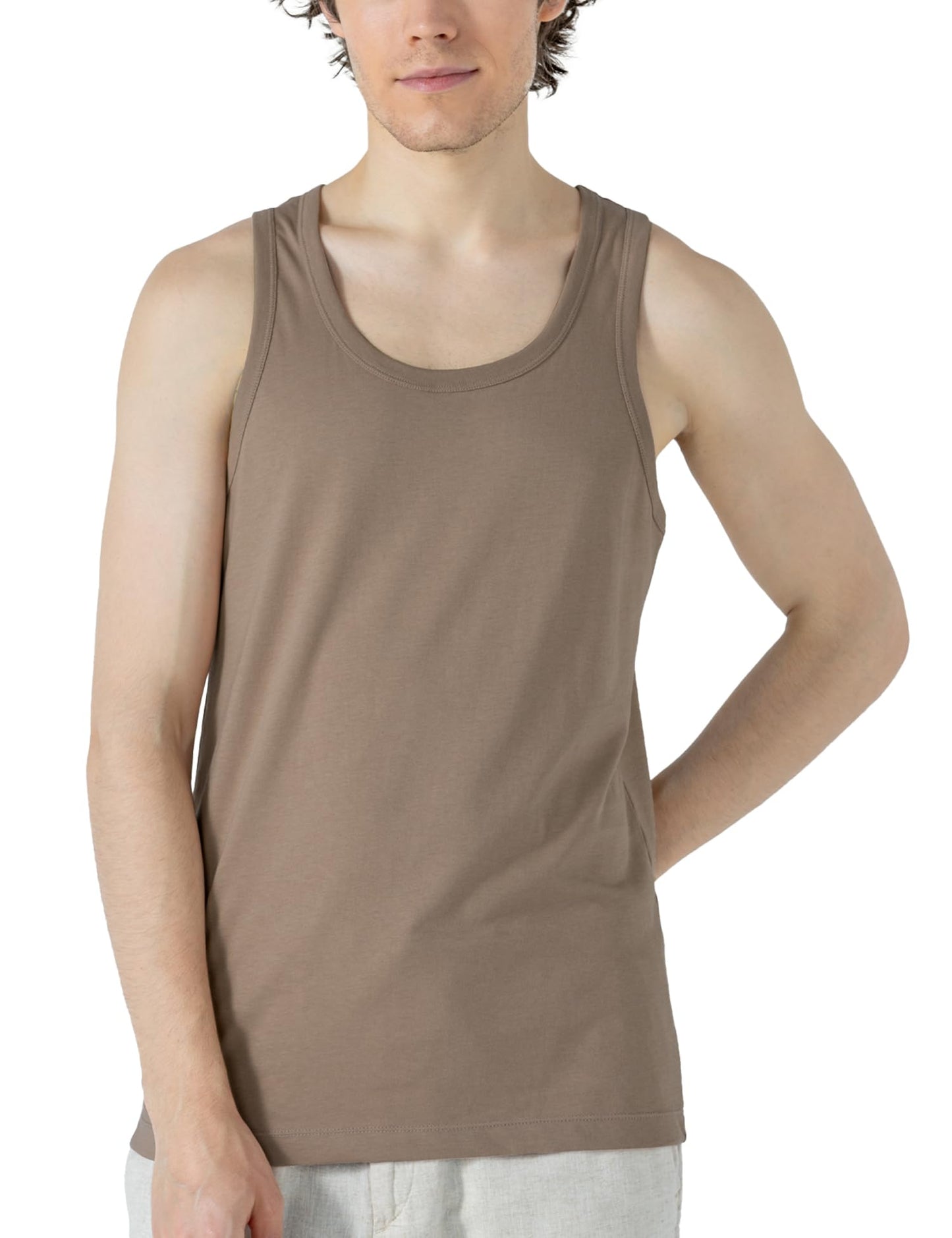 DAMENSCH Neo-Cotton Round Neck Vest for Man, Anti-Bacterial, Shape Retaining Vest, 100% Cotton Banyan for Men, Buttery Soft Inner Baniyan