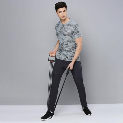 Sporto Men's Instacool Printed Jersey Tee with Side Mesh