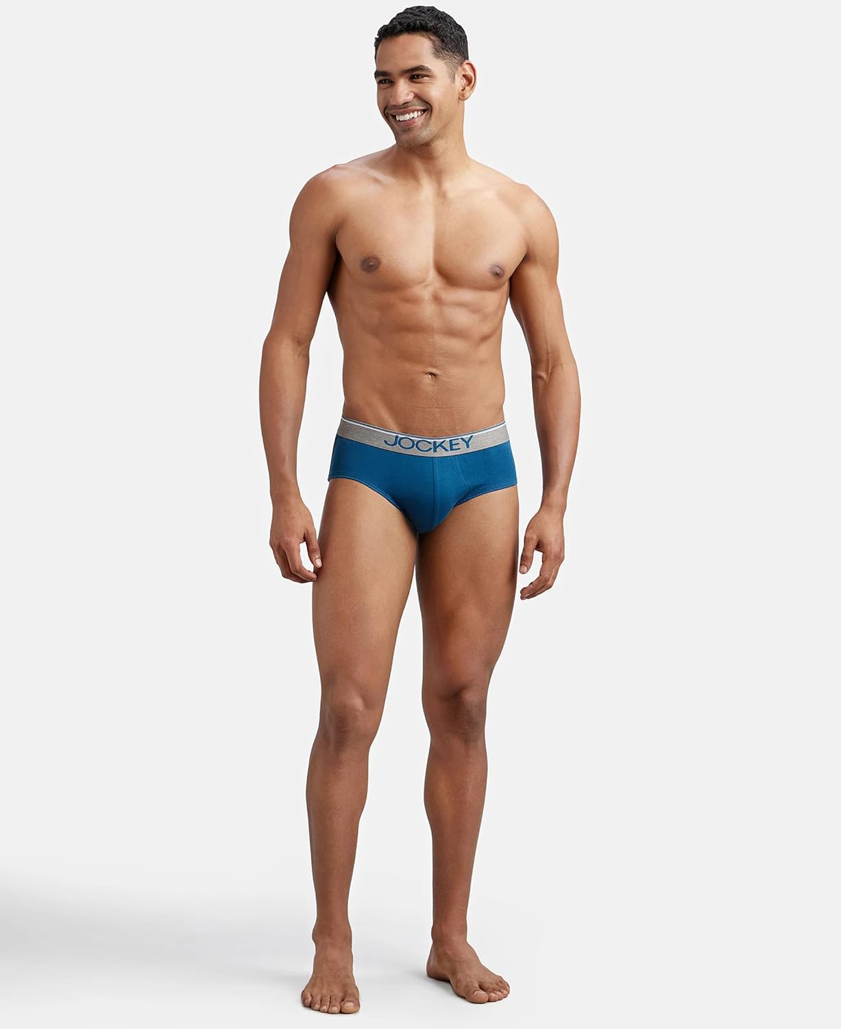Jockey 8037 Men's Super Combed Cotton Solid Brief with Ultrasoft Waistband (Pack of 2)