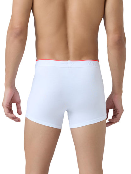 XYXX Men's Crux 100% Super Combed Cotton Regular Fit Solid Antibacterial Trunks with No Marks Waistband