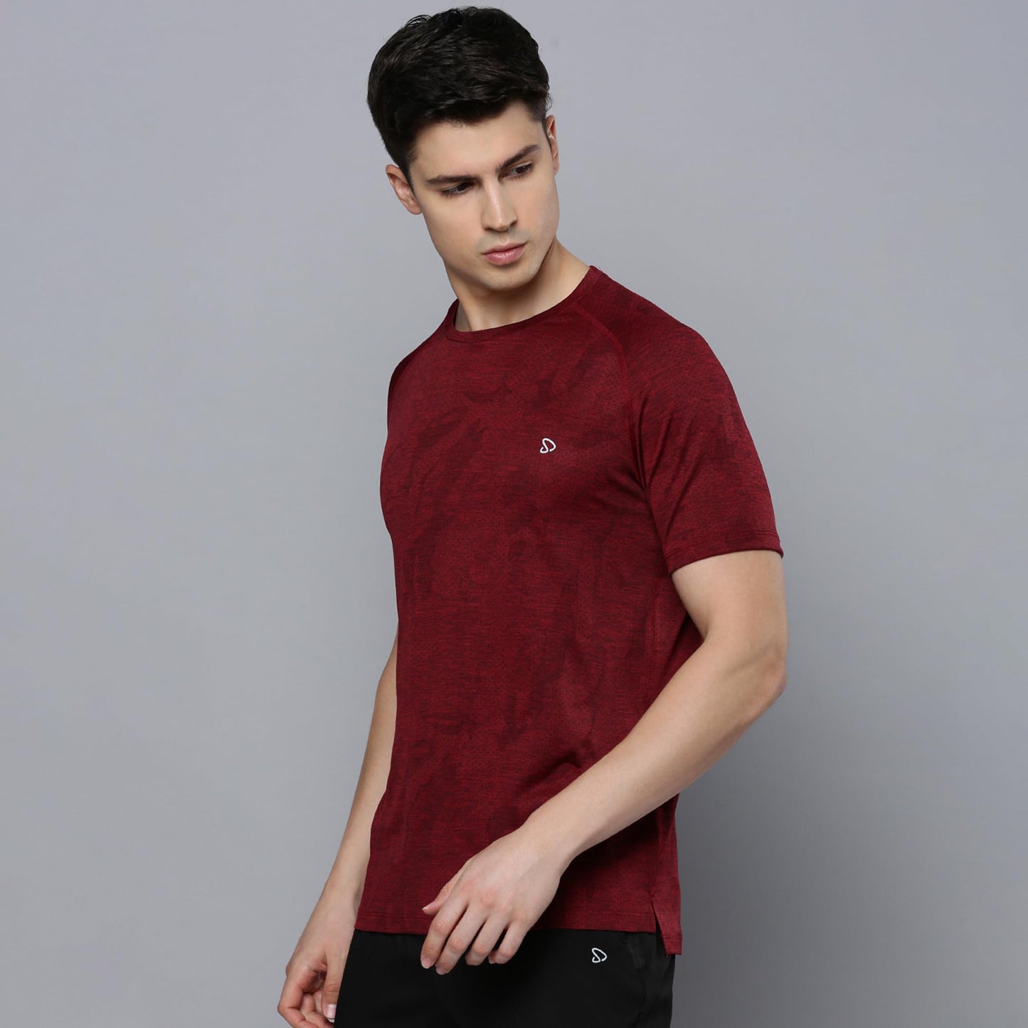 Sporto Men's Instacool Printed Jersey Tee