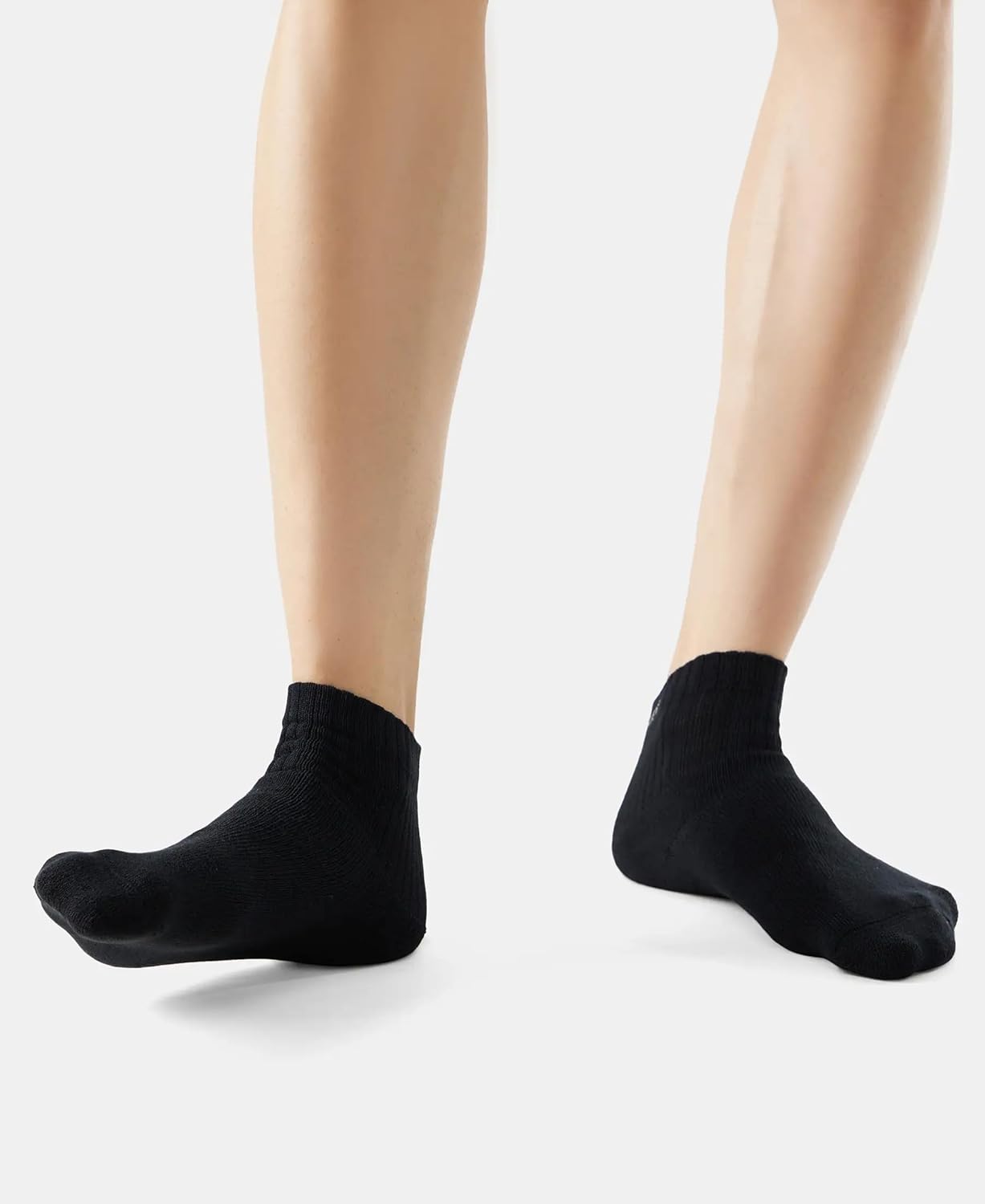Jockey 7036 Men's Compact Cotton Terry Ankle Length Socks With Stay Fresh Treatment (Pack of 3)