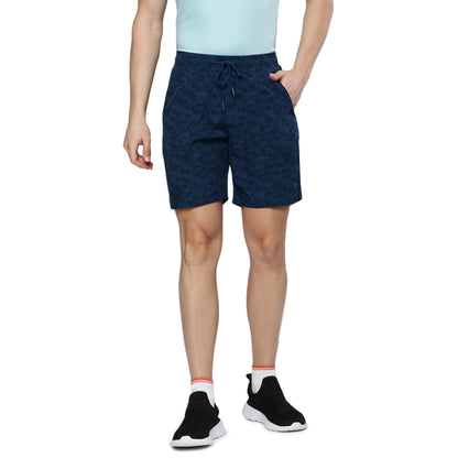 Sporto Men's Techno Printed Dry Fit Bermuda Short|Grey