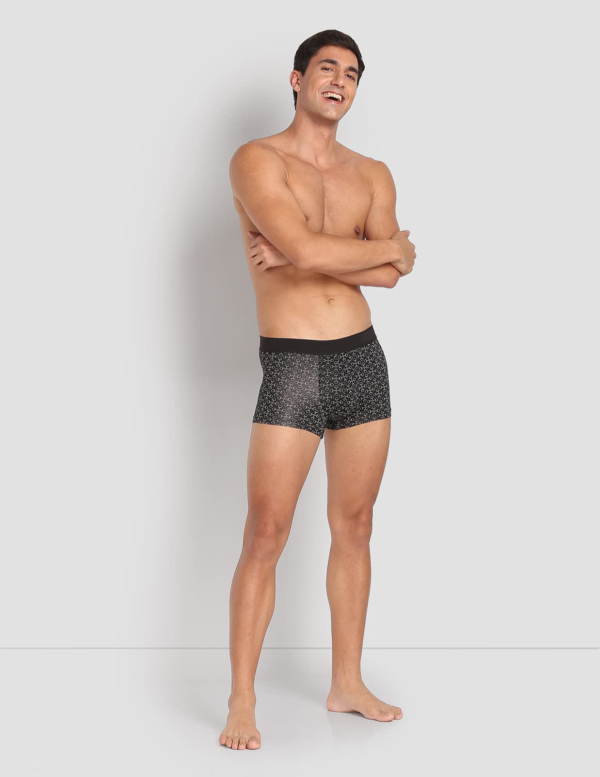 U.S. POLO ASSN. Men's Nylon Stretch Printed AT002 Active Trunks - Pack of 1