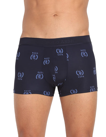 U.S. POLO ASSN. Men's Nylon Stretch Printed AT002 Active Trunks - Pack of 1