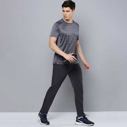 Sporto Men's Instacool Printed Jersey Tee with Side Mesh
