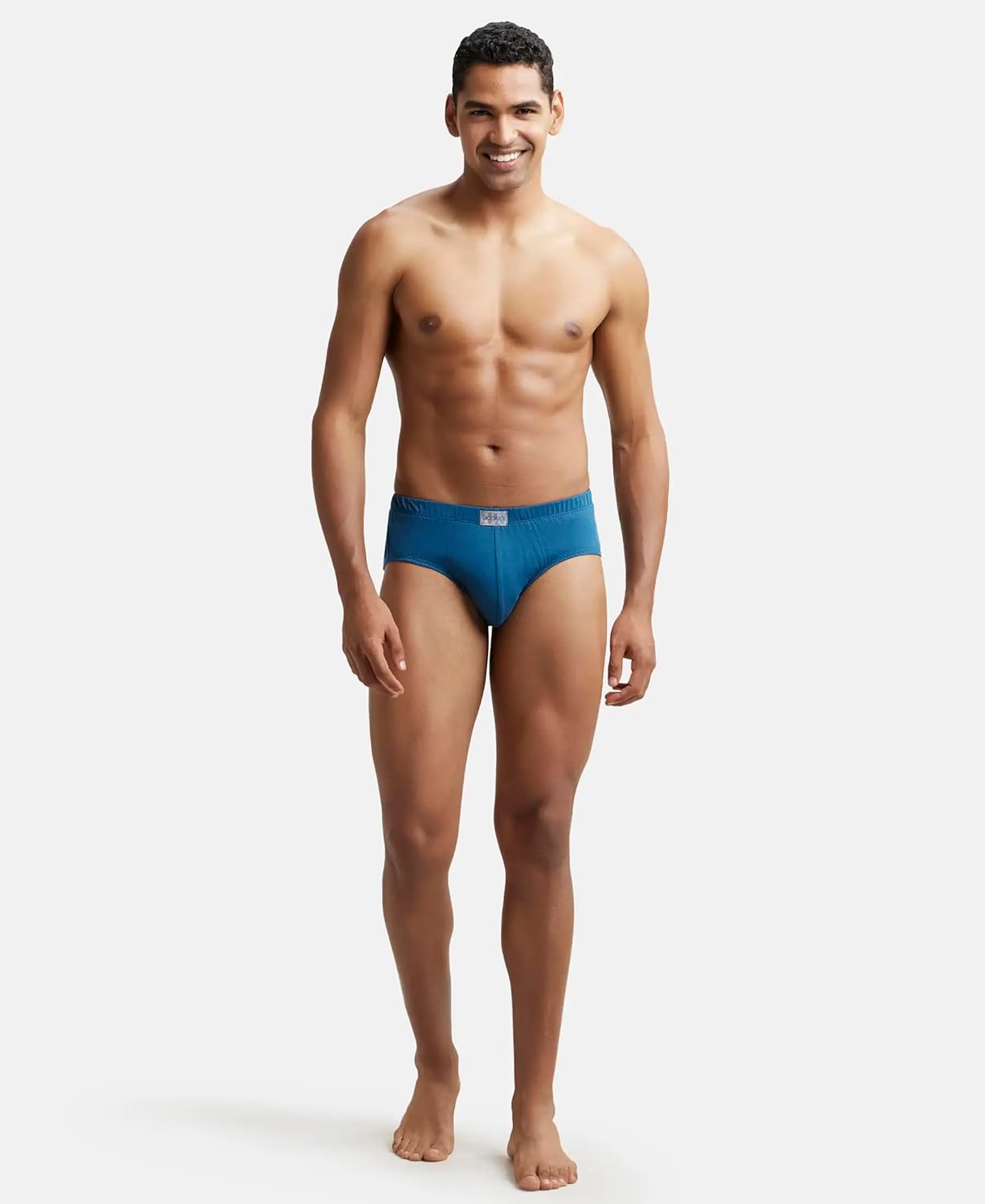 Jockey 8035 Men's Super Combed Cotton Solid Poco Brief with Ultrasoft Concealed Waistband (Pack of 2)