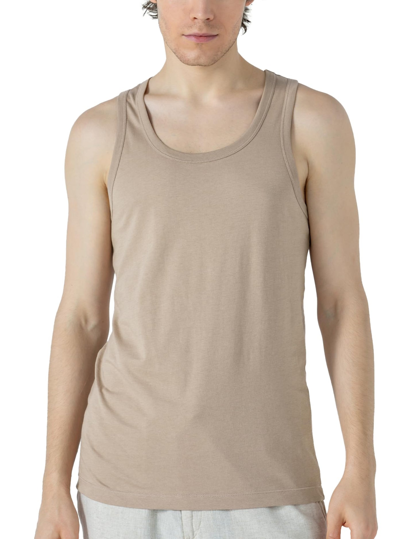 DAMENSCH Neo-Cotton Round Neck Vest for Man, Anti-Bacterial, Shape Retaining Vest, 100% Cotton Banyan for Men, Buttery Soft Inner Baniyan