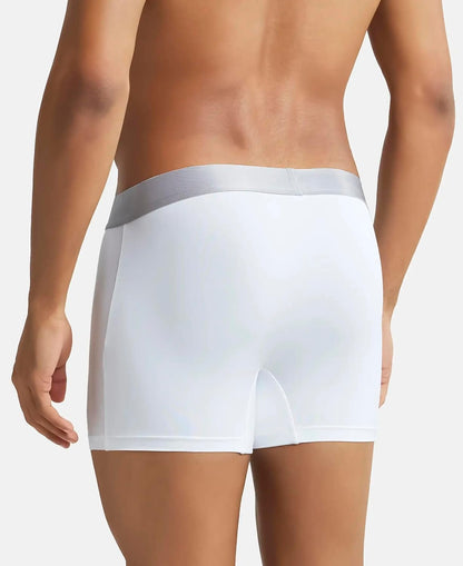 Jockey IC28 Men's Tactel Microfiber Elastane Stretch Solid Trunk with Moisture Move Treatment