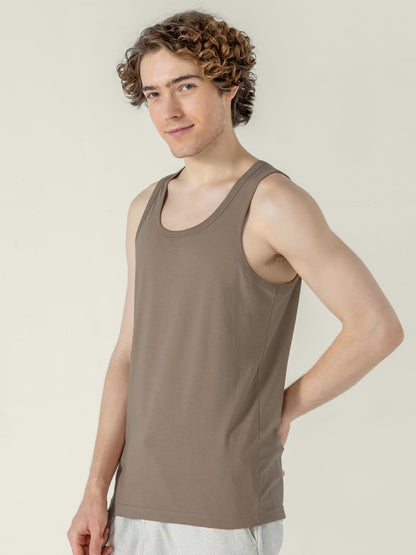 DAMENSCH Neo-Cotton Round Neck Vest for Man, Anti-Bacterial, Shape Retaining Vest, 100% Cotton Banyan for Men, Buttery Soft Inner Baniyan